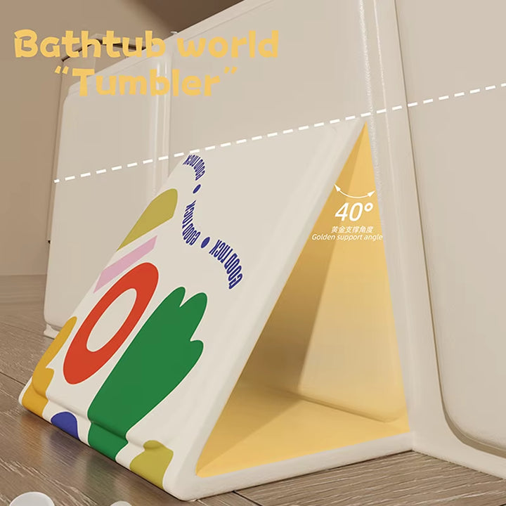 Summer Baby Bathtub Pvc Large Size Folding Bath Tub Infant Newborn Tub Portable Storage No Installation 0-5 Years Old
