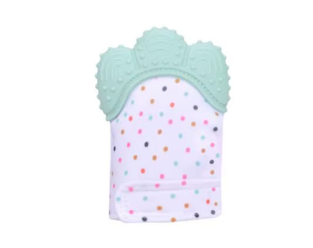 Cartoon Printed Children'S Gloves Baby Teether Gloves for Babies Teethers anti Eating Hand Teething Chewing Toy Baby Mittens