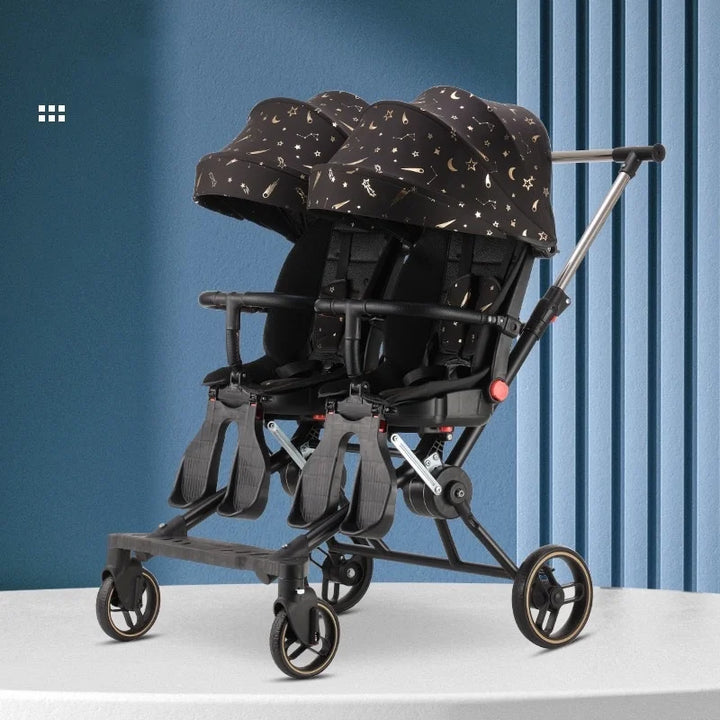 Top Selling Poussette Double Twin Baby Stroller ,Lightweight Strollers with High Quality,Mutifunction Twin Stroller