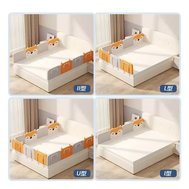 Carton Crib Bumper Protector Baby Bed Fence Barrier-Guard Bed Rail Playpen New Design Adjustable Cushion Pads Safety Rails Kids