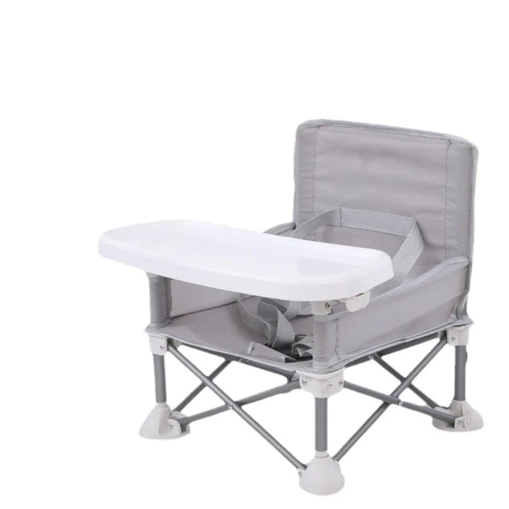 Foldable Portable Compact Baby Chair with Safe Belt Good Aluminium Alloy Chair for Travel Camping Picnics for Indoor Outdoor