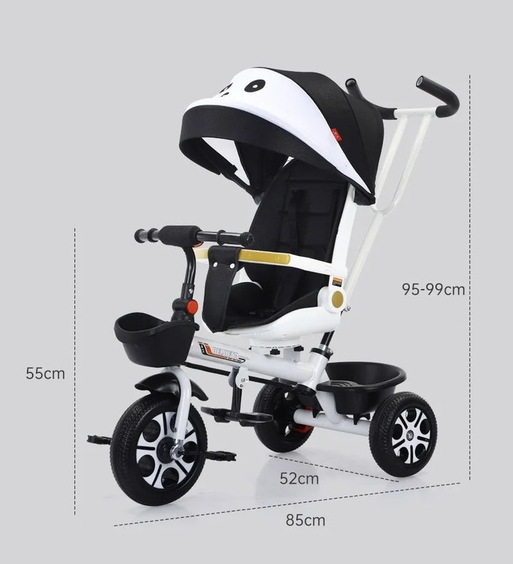High Quality Poussette Bébé, Baby Tricycle Stroller for 1-3-6 Year Old,Multifunctional Can Lie down Children'S Tricycle Stroller