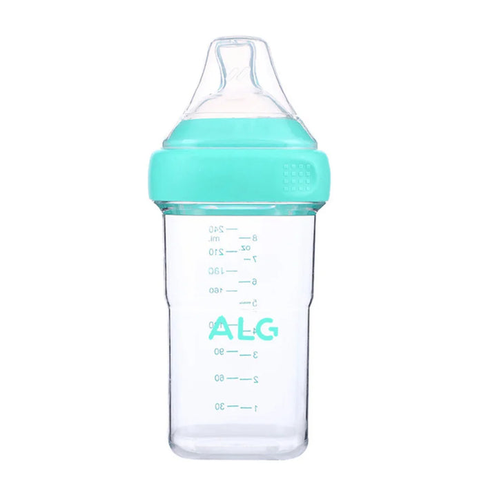 0-3 Years Old Newborn Baby Anti-Fall and Anti-Colic PP Milk Bottle, 150Ml-240Ml Children'S Bottle, Three Colors Optional Bottle