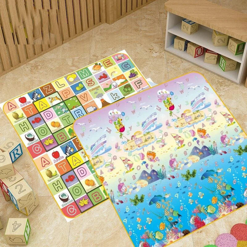 New 1Cm/0.5Cm Environmentally Friendly Thick Baby Crawling Play Mats Folding Mat Carpet Play Mat for Children'S Safety Rug Gifts
