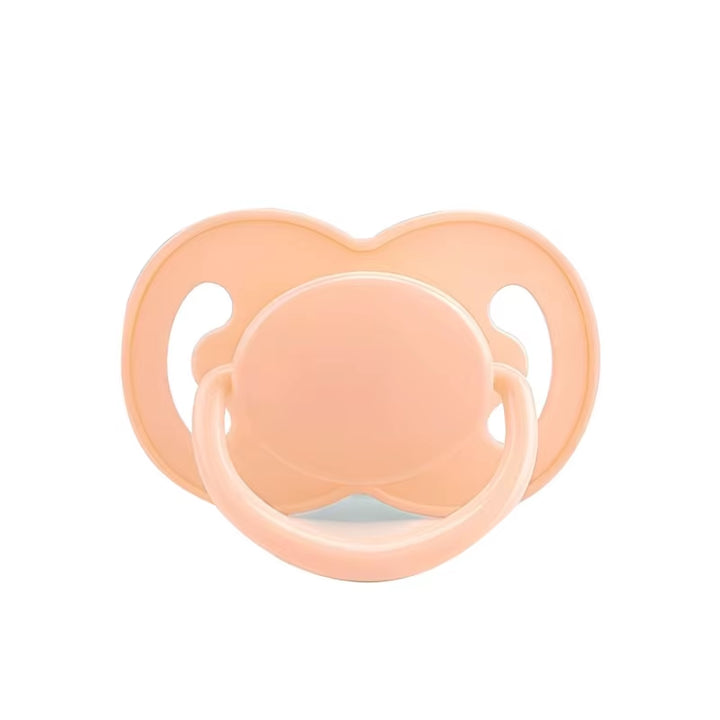 Safe Adult Pacifier Large Calibers Soft Silicone Pacifiers Soothes Your Mind Relax with Dummy Nipple for Stress Relief