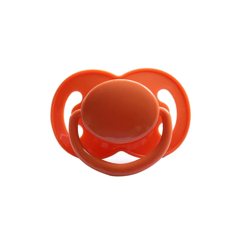 Safe Adult Pacifier Large Calibers Soft Silicone Pacifiers Soothes Your Mind Relax with Dummy Nipple for Stress Relief