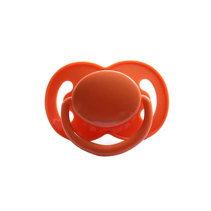 Safe Adult Pacifier Large Calibers Soft Silicone Pacifiers Soothes Your Mind Relax with Dummy Nipple for Stress Relief