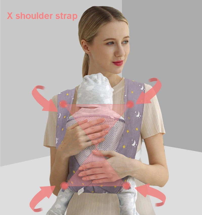 Baby Front Facing Carrier X Waiststool Shape Ergonomic Travel Kangaroo Child C Protection Holder Sling Infant Activity Gear