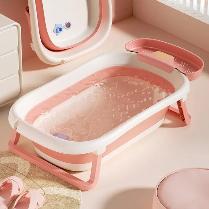 Children'S Bathtub Reclining Support Universal Bathing Tub Baby New Supplies Infant Folding Bathing Bathtub