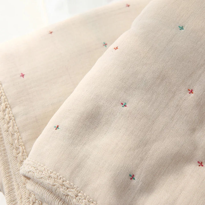 6-Layer Organic Cotton Baby Blanket Stroller Kids Children Bedding Newborn Babies Accessories Bohemian Blankets Baby Bed Linen