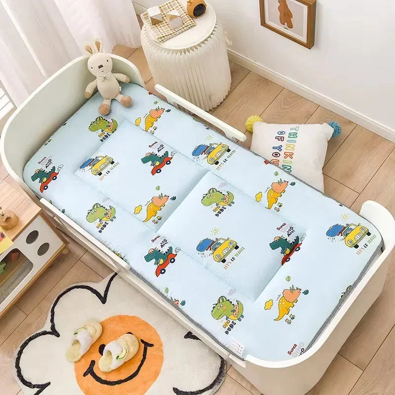 Crib Mattress Cotton Sleeping Mat Toddler Bed Mattresses Thick Baby Cradle Mattress Pad Cute Bed Crib Double Sides Baby Bedding