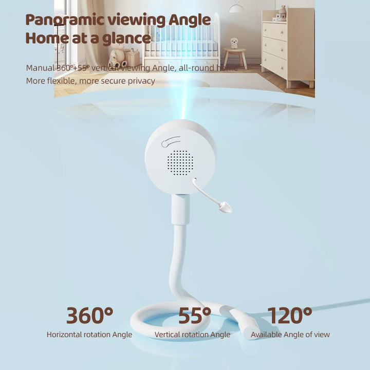 Baby Monitor Graffiti Appwifi Infrared Night Vision Security Remote Control Sound Temperature Detection Baby Smart Home Camera