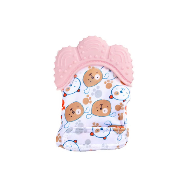 Cartoon Printed Children'S Gloves Baby Teether Gloves for Babies Teethers anti Eating Hand Teething Chewing Toy Baby Mittens
