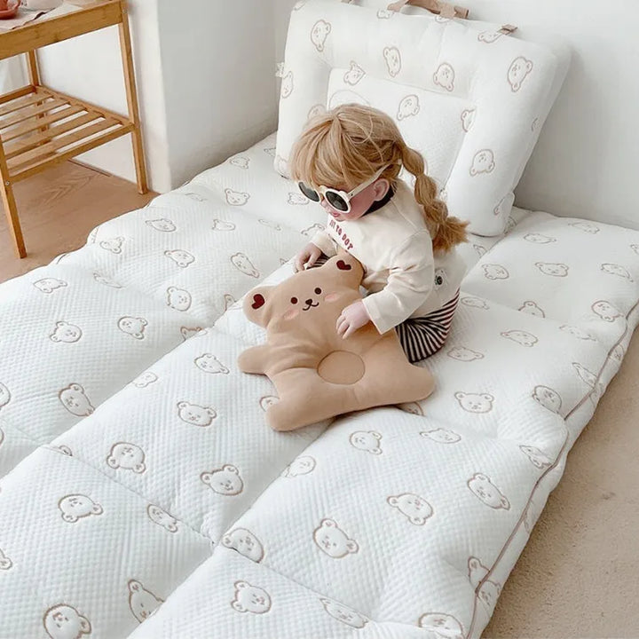 1PC Cartoon Cotton Sleeping Mat Mattress Baby Children’S Mattress Baby Nap Mat Boys and Girls Latex Mattress