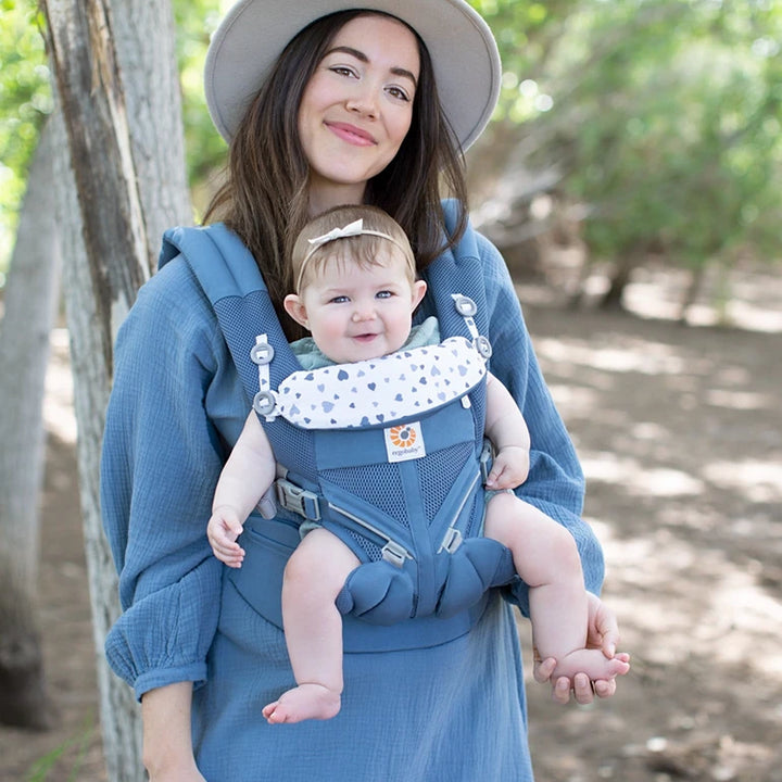 Ergobaby All Carry Positions Breathable Mesh Baby Carrier, Enhancing Lumbar Support and Airflow (7-45 Pounds)