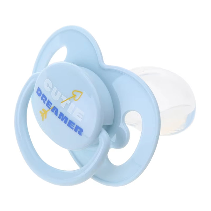 Safe Adult Pacifier Large Calibers Soft Silicone Pacifiers Soothes Your Mind Relax with Dummy Nipple for Stress Relief