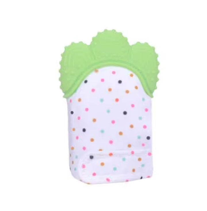 Cartoon Printed Children'S Gloves Baby Teether Gloves for Babies Teethers anti Eating Hand Teething Chewing Toy Baby Mittens