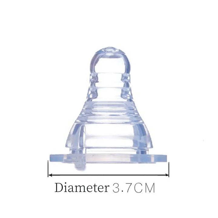 Natural Flow Replacement Nipple for Milk Nursing Bottle Baby Feeding Bottle Standard Size Soft Teats Pacifier Nipple S/M/L/XL