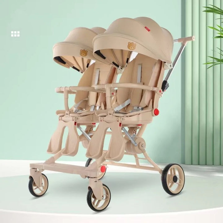 Top Selling Poussette Double Twin Baby Stroller ,Lightweight Strollers with High Quality,Mutifunction Twin Stroller