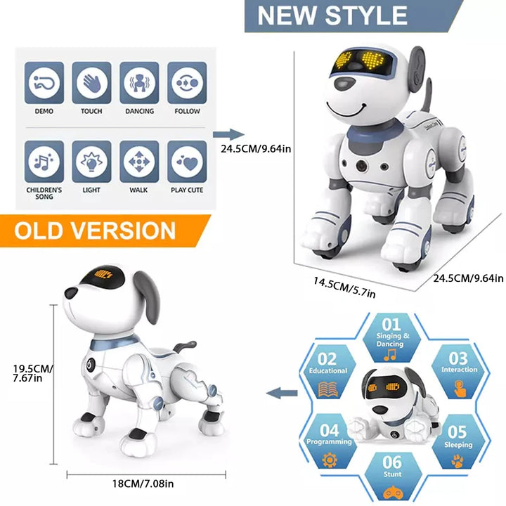 Intelligent Robot Dog Remote Control Electronic Sing Dance Follow Smart Interactive Stunt Music Toy Programmable Puppy Kid Gift