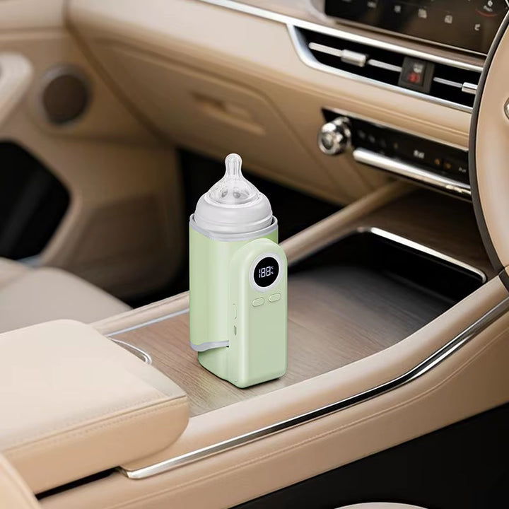 Portable Baby Bottle Insulation Bag Warmer Sleeve LCD Display Mobile Bottle Milk Insulation Device 6000Mah 48H Insulation Travel