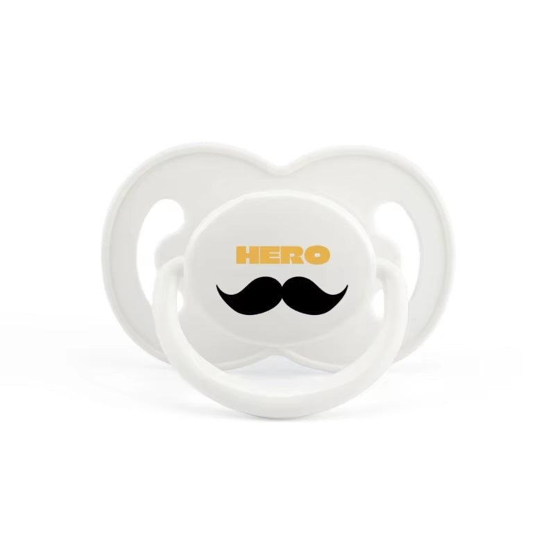 Safe Adult Pacifier Large Calibers Soft Silicone Pacifiers Soothes Your Mind Relax with Dummy Nipple for Stress Relief