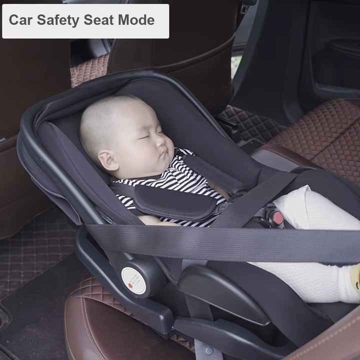 C018 Infant Car Seat Baby Car Seat with Carry Handle Adjustable Canopy 13Kg Load Bearing for Newborn Babies Infants