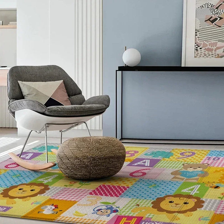 Foldable Baby Play Mat Non-Toxic Educational Children'S Carpet in the Nursery Climbing Pad Kids Rug Activitys Games Toys 180*100