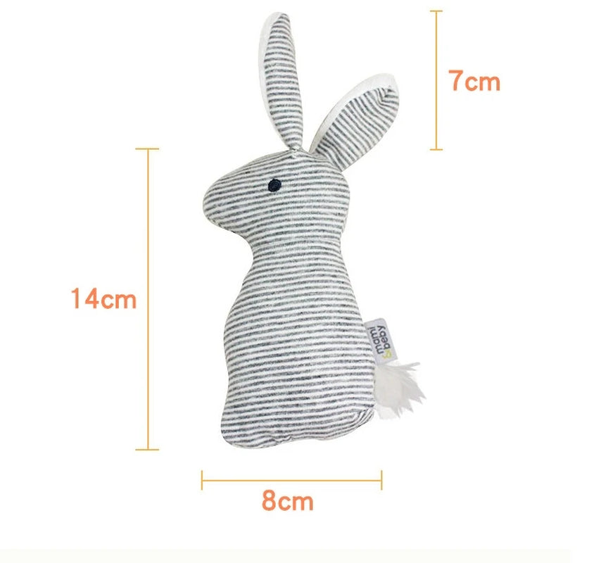 Brain Developmental Bumpy Ball Rattle Easy to Grasp Bumps Help Develop Motor Skills Cloth Touch Sensory Educational Toy for Baby