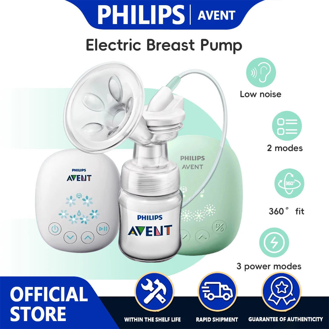 Portable Single Electric Breast Pump with Smart Massage & Petal Stimulation – Mimics Baby’S Natural Sucking