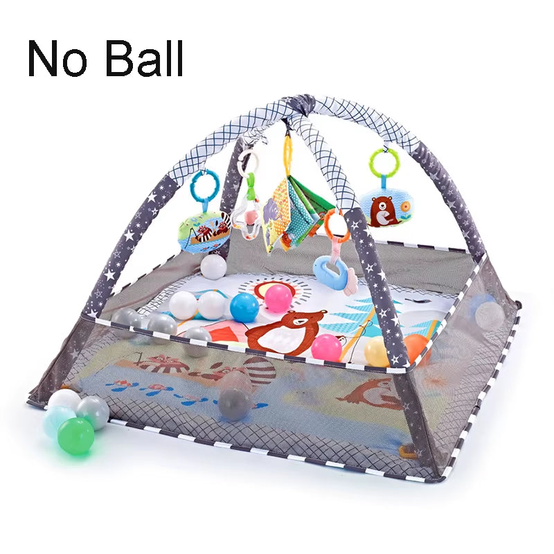 Multifunctional Fitness Frame for Children Educational Mat Crawling Blanket Infant Play Rug Kids Activity Mat Gym Baby Toys Gift