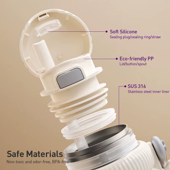 Philips  Kids' Insulated Carrier Bottle 6-Layer Vacuum Insulated Water Bottle Multiple Options Available