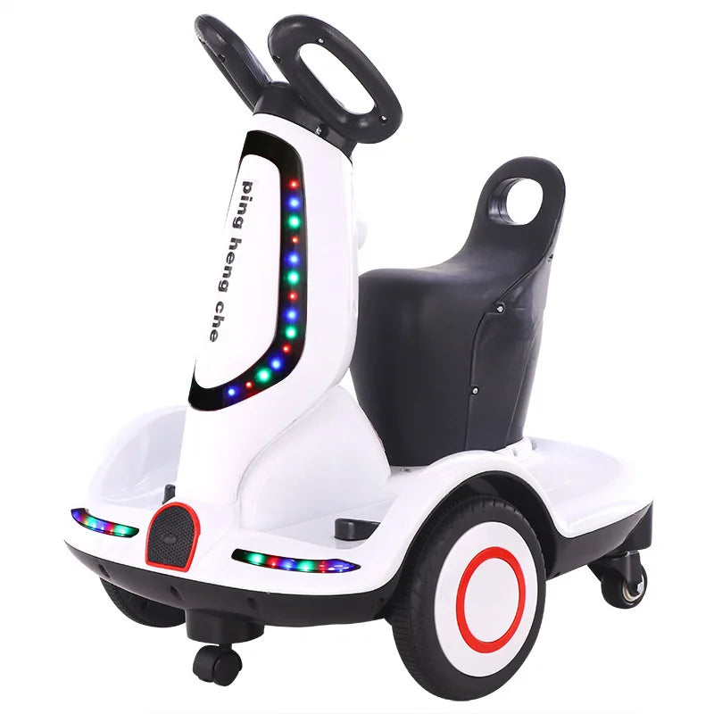 Children'S Electric Car Baby Toy Boy Four-Wheel Remote Control Car Charging Can Seat Infant Drift Balance Car