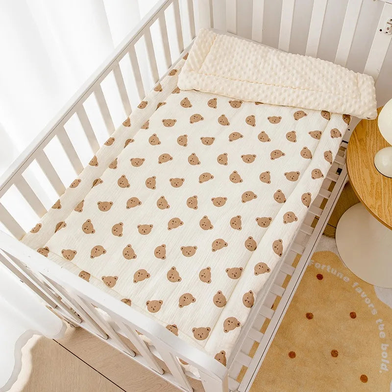 Mattress Kindergarten Mattress Class a Tatami Mattress Baby Cotton Newborn Crib Mattress Kindergarten Baby Small Quilt