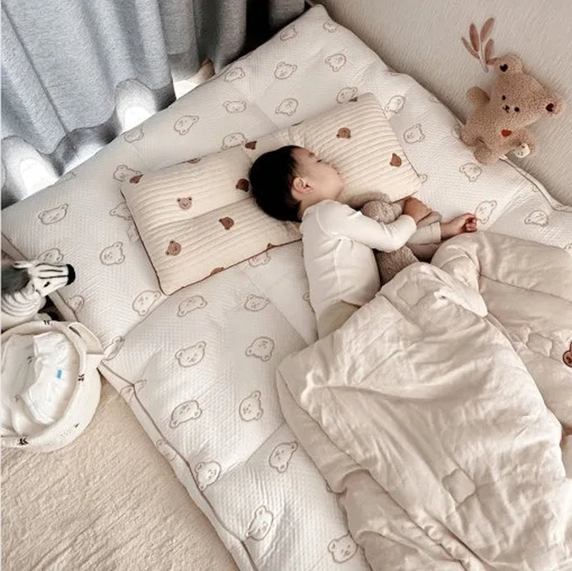 1PC Cartoon Cotton Sleeping Mat Mattress Baby Children’S Mattress Baby Nap Mat Boys and Girls Latex Mattress