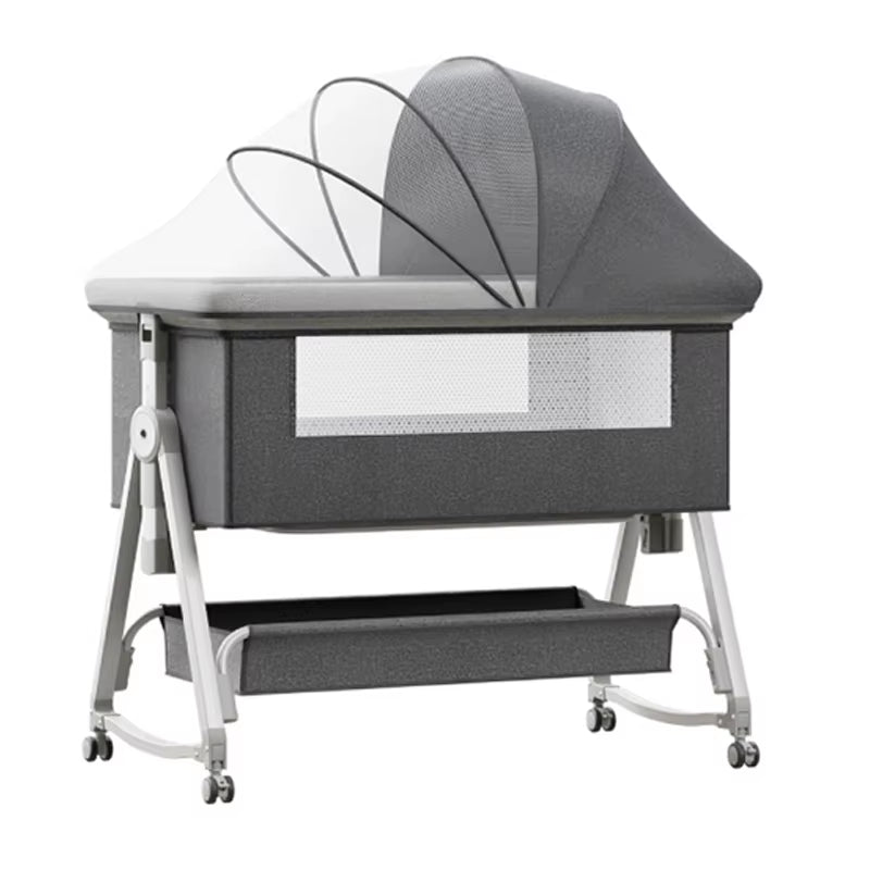 Upgrade Rocking Baby Bassinet,Baby Cribs,Newborn Co-Sleeper,Infant beside Sleeper,Unisex Baby Bed Cribs