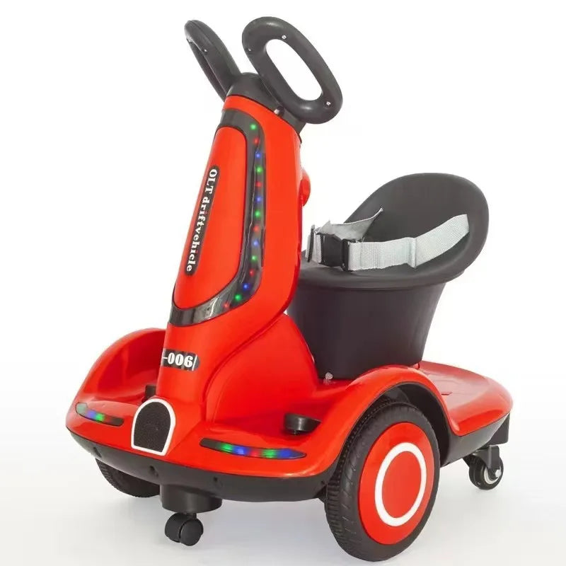 Children'S Electric Car Baby Toy Boy Four-Wheel Remote Control Car Charging Can Seat Infant Drift Balance Car