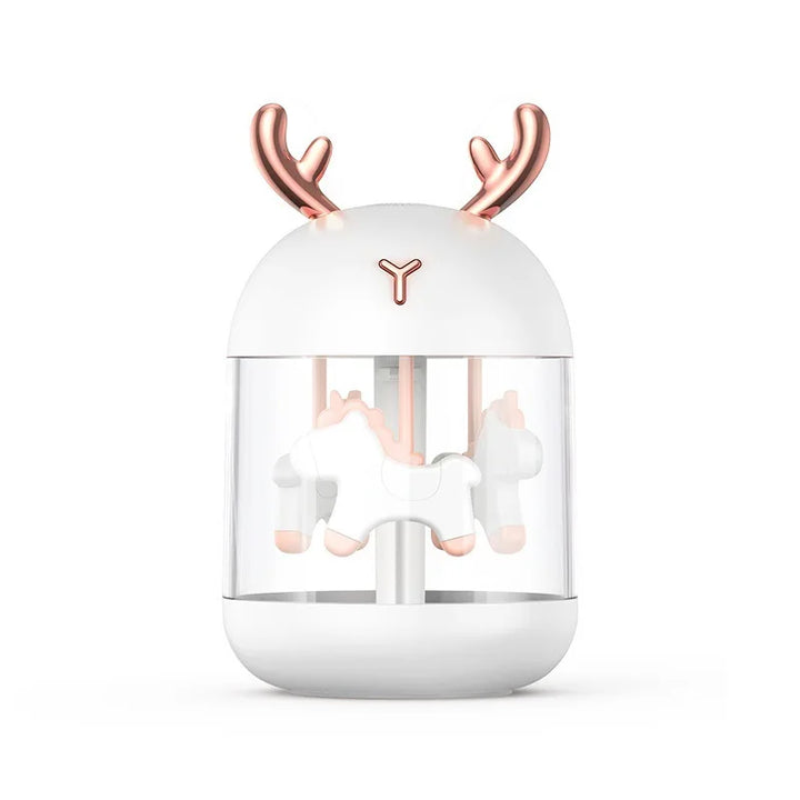 Lovely Kitty USB Air Humidifier Portable Car Aromatherapy Diffuser Fogger with Romantic Night Light 300Ml Humidificador Diffusor