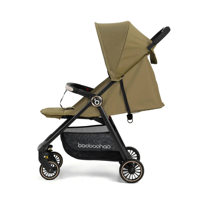 Baby Stroller Can Sit or Lie down Newborn Baby Stroller Simple Folding Ultra-Lightweight Shock-Absorbing Wheels Pocket Cart