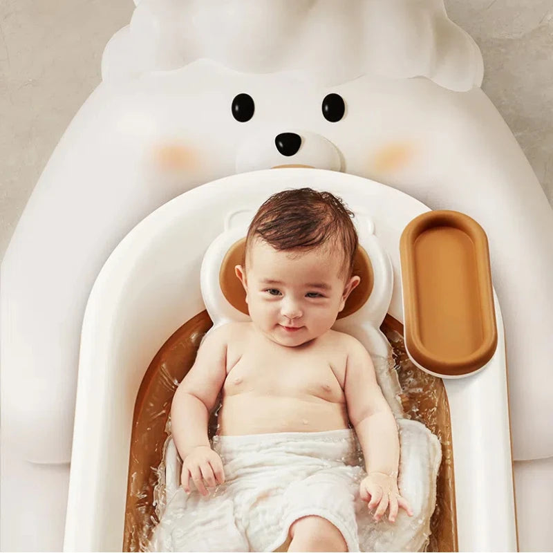 Baby Shower Bath Tub Pad Non-Slip Bathtub Mat Newborn Safety Security Bath Support Bath Net Holder Care Accessories