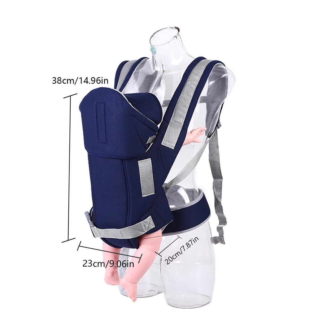 Enlarged and Thickened Backpack Baby Strap for Outdoor Travel Breathable in All Seasons Front Embrace and Back Children'S Strap