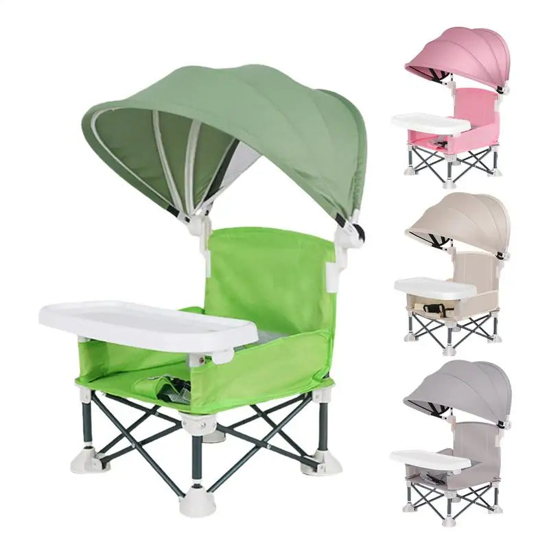Durable High Chair with Adjustable Footrest and Detachable Cushion for Comfortable Feeding, for Growing Baby Feeding Chair