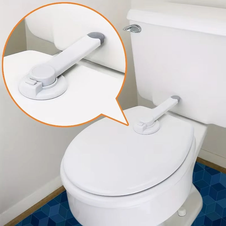 Baby Toilet Safety Locks Childproof Toilet Seat Lock Prevents Toddlers from Opening Toilet Lids Baby Safety Products in Bathroom