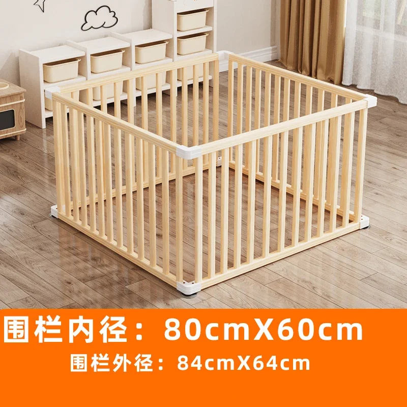 Living Room Playpen Toddler Crawling Mat Extra-Height Fence | High-Sided Baby Fence Safe Toddler Zone Secure Crawling Mat