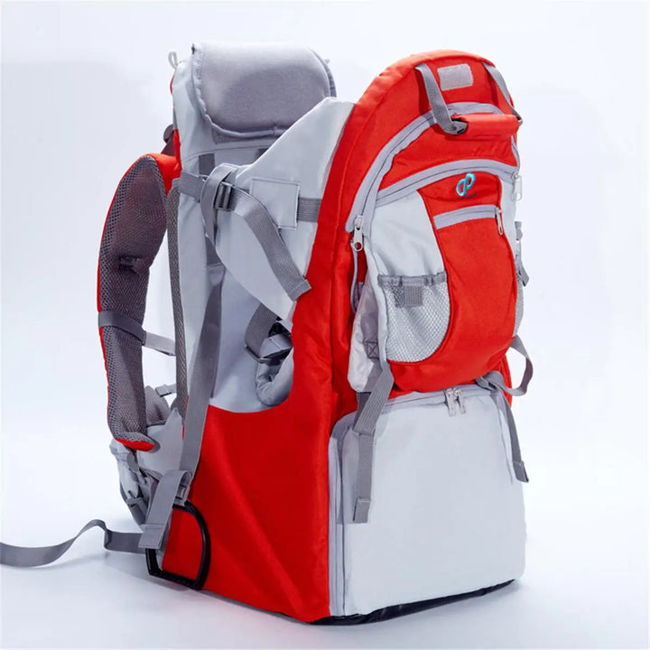 Baby Backpack Carrier,Ergonomic Childcarrier Hiking with Sun Canopy,Safe Toddler Hiking Backpack Carrier with Large Storage Spac