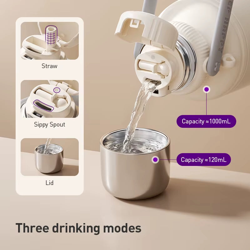 Philips  Kids' Insulated Carrier Bottle 6-Layer Vacuum Insulated Water Bottle Multiple Options Available
