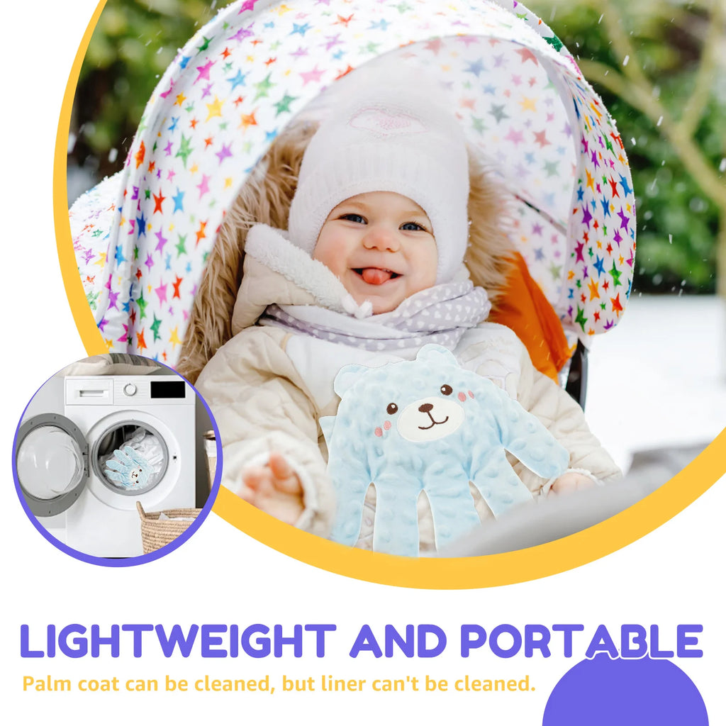 Cartoon Baby Soothing Palm Low Noise Automatic Palm Patting Baby Soothing Hand Pillow 3 Adjustable Modes Sleeping Aid Palm Toys