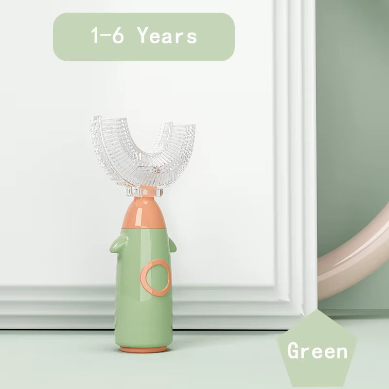 U Child Toothbrush for Children 360 Kids Toothbrush for Kids Silicone Baby Toothbrushes 1-12 Years