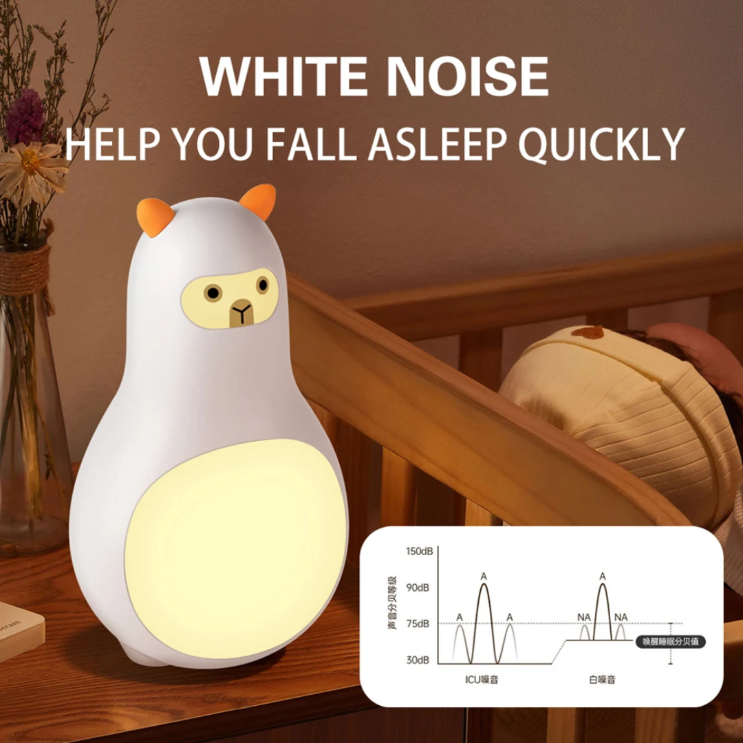 LED Portable Bear Shape Sleep Aid Speaker