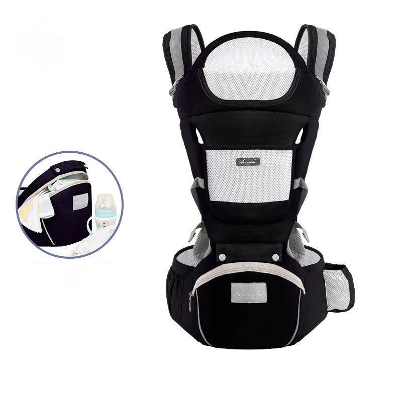 Ergonomic Newborn Baby Carrier Waist Stool Backpack Shoulder Swaddle Sling Wrap Infant 0 to 36 Months Carrier Stool Baby Hipseat